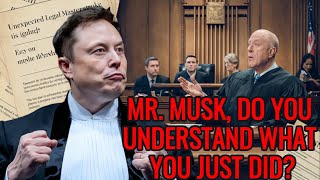 Judge MOCKS Elon Musk in Court – But Is Left Stunned by His Unexpected Legal Masterstroke!