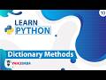 Python Dictionary Methods Tutorial in Hindi / Urdu