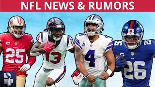 Saquon Barkley & Brandin Cooks Trade Rumors, NFL Injury Report + NFL News On Dak + Richard Sherman