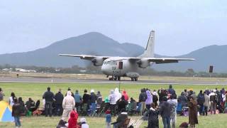 Spartan C-27J emergency descent, Italian Air Force, Avalon Air Show 2011 HD