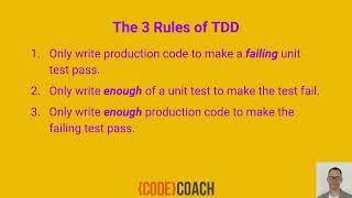 9. The 3 Rules of TDD