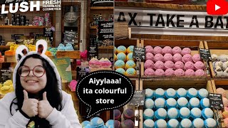 Lush~ Handmade cosmetics store in Canada🍁| Mall Visit | Bloopers #lush #mallvlog#calgary #Canada