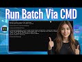 How To Run The Batch File In CMD | Simple Steps