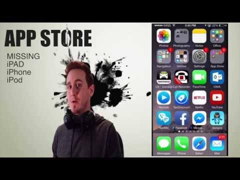 Missing App Store, FaceTime, iTunes iCon iPhone iPad iPod Missing App Store, FaceTime, iTunes iCon iPhone iPad iPod