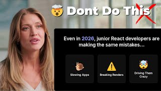 12 useState & useEffect Mistakes Junior React Devs STILL Make in 2026 😬