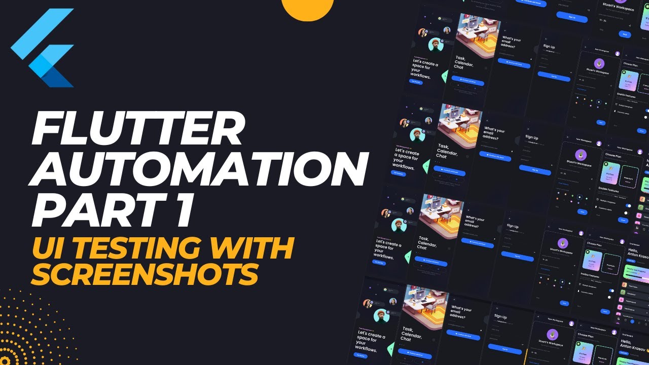 Flutter Automation Part 1 - UI Testing With Screenshots From Scratch ...