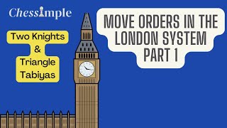 Move Orders in the London System Part #1 | Two Knights \u0026 Triangle Tabiyas | Important to Understand!