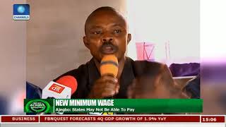 States May Not Be Able To Pay New Minimum Wage-- Ajegbo