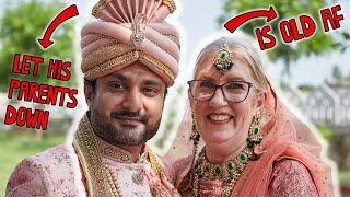 Indian Man Marries White Woman 30 Years Older than Him - His Parents Disown Him...(Sumit & Jenny)