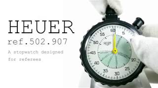 HEUER ref 502.907, a stopwatch for referees