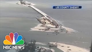 Sanibel Island Cut Off From Mainland Florida Due To Hurricane Ian