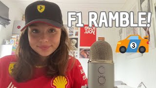 ASMR l Formula 1 Whisper Ramble! 🏎️ (with fabric scratching)