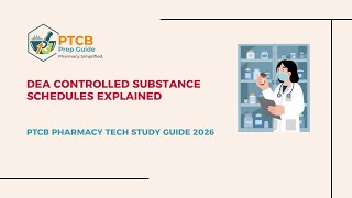 DEA Controlled Substance Schedules Explained – PTCB Pharmacy Tech Study Guide 2026