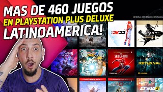 😱 Playstation Plus Deluxe LATINOAMERICA trae MAS DE 460 JUEGOS 🔥 Ps Plus Deluxe Extra 🔥 PS4 PS5