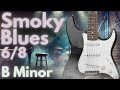 Smoky Blues Rock Groove in B Minor | Guitar Backing Track