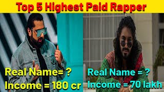 Top 5 most High Paid Rapper in India || Shoobh facts