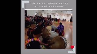 Twinnies Tongan Drums Playing Workshop this coming Saturday!