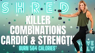 65 MINUTE KILLER COMBINATIONS CARDIO \u0026 STRENGTH | Intense Cardio \u0026 Strength Workout