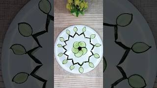Cucumber Carving skills l Vegetable Carving design #art #vegetablecarving #cookwithsidra #craft #diy