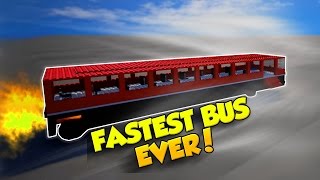 FASTEST BUS EVER!? - Brick Rigs #7 - Let's play Brick Rigs Workshop & Gameplay