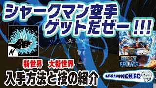 【ロブロックス実況】シャークマン空手（ウォーターカンフーV2）の入手方法と技の紹介🚩💫第二の海、大新世界『blox fruits』ROBLOX　【ロブロックスワンピース】#ますけんPC