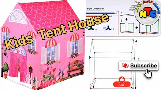 kids Tent House installation guide #short #trending #viralvideo #shortsvideo #tenthouseforkids #tent