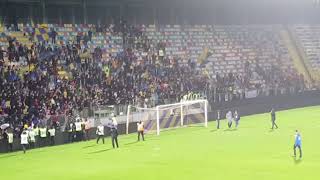 Frosinone in serie A. La festa in campo