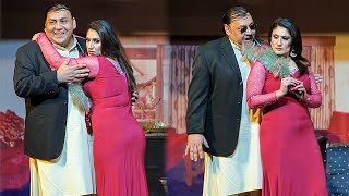 Tasleem Abbas With Sonam Chaudhary & Hussnain Kamal | New Best Comedy Punjabi Stage Drama Clip 2024