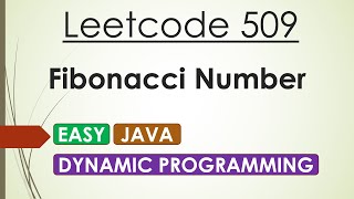 Leetcode 509 Fibonacci Number (Java) - Beats 100%