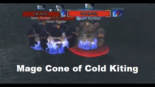 Mage Cone of Cold Kite AOE example Hardcore World of Warcraft