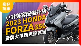 小針美容配備升級！2023 Honda Forza 350 黃牌大羊速克達試駕｜豪好說車 @HondaMotorcycleTaiwan