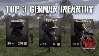 Top 3 German Infantry in CTA Gates Of Hell Ostfront Conquest Guide #gatesofhell