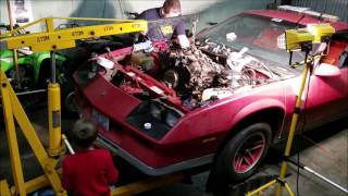 Z28 engine removal Time Lapse