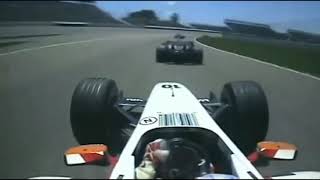 【F1 2004】第9戦アメリカGP 佐藤琢磨オンボード（3位表彰台）