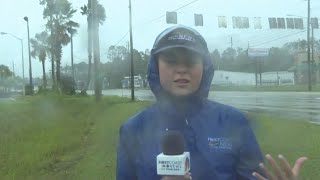 Waycross, Georgia feels strong wind as Idalia passes through