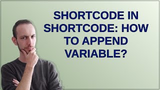 Wordpress: Shortcode in shortcode: How to append variable?