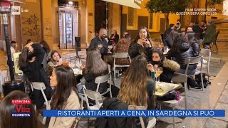 Ristoranti aperti a cena, in Sardegna si può - La vita in diretta 17/03/2021