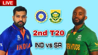 IND VS SA 2ND T20 LIVE  || FULL MATCH || #indvssa #livecricketmatchtoday #indvssat20highlights2022