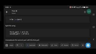 Split Array and Add First Part to End in Python | Python Array Manipulation