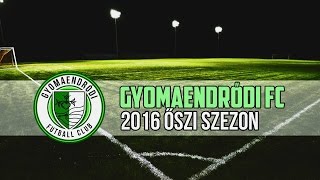 Gyomaendrődi FC 2016 őszi szezon