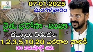 Rythu bharosa డబ్బులు విడుదల చేసిన ప్రభుత్వం|90,000 rythu bandhu #రైతుబంధు