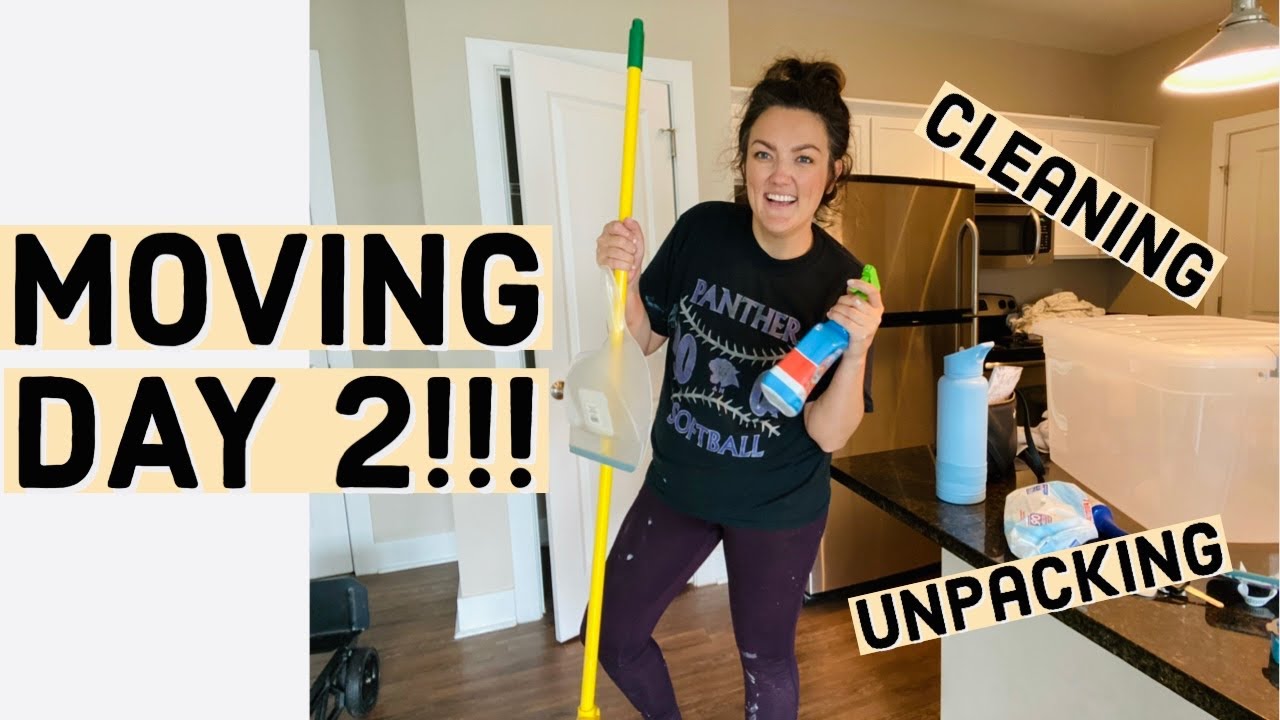 Moving Vlog Unpacking Cleaning And Organizing Youtube