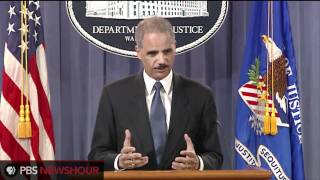 Holder Takes Reporters' Questions on Military Trials