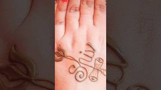 Shiv name tattoo mehndi design #nametattoo #namemehndidesign #shiv #trishul