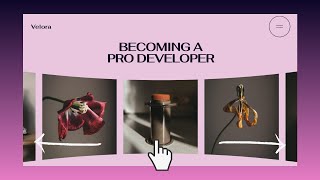 Create a Modern 3D Responsive Slider Website | HTML CSS JavaScript Tutorial