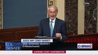 Sen. Markey Votes No on Amy Coney Barrett SCOTUS Nomination