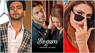 Mankirt Aulakh : Begum 😍🔥Fullscreen Whatsapp Status || Latest Punjabi Song 2021 || Lyrical Video