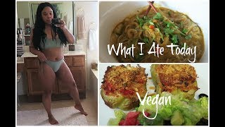 What I Eat In A Day+Full Body HIIT Workout For Weight Loss|Intermittent Fasting High Carb Vegan