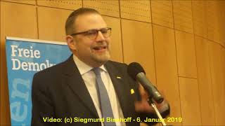 Herford - 6. Jan. 2019 - Kreishaus - FDP Neujahrstreffen - Karl Schenk Graf von Stauffenberg