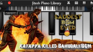 Bahubali 2 - Heart Breaking sad Bgm | Kattapa Killed Bahubali | #Prabhas, Anushka Shetty | Piano